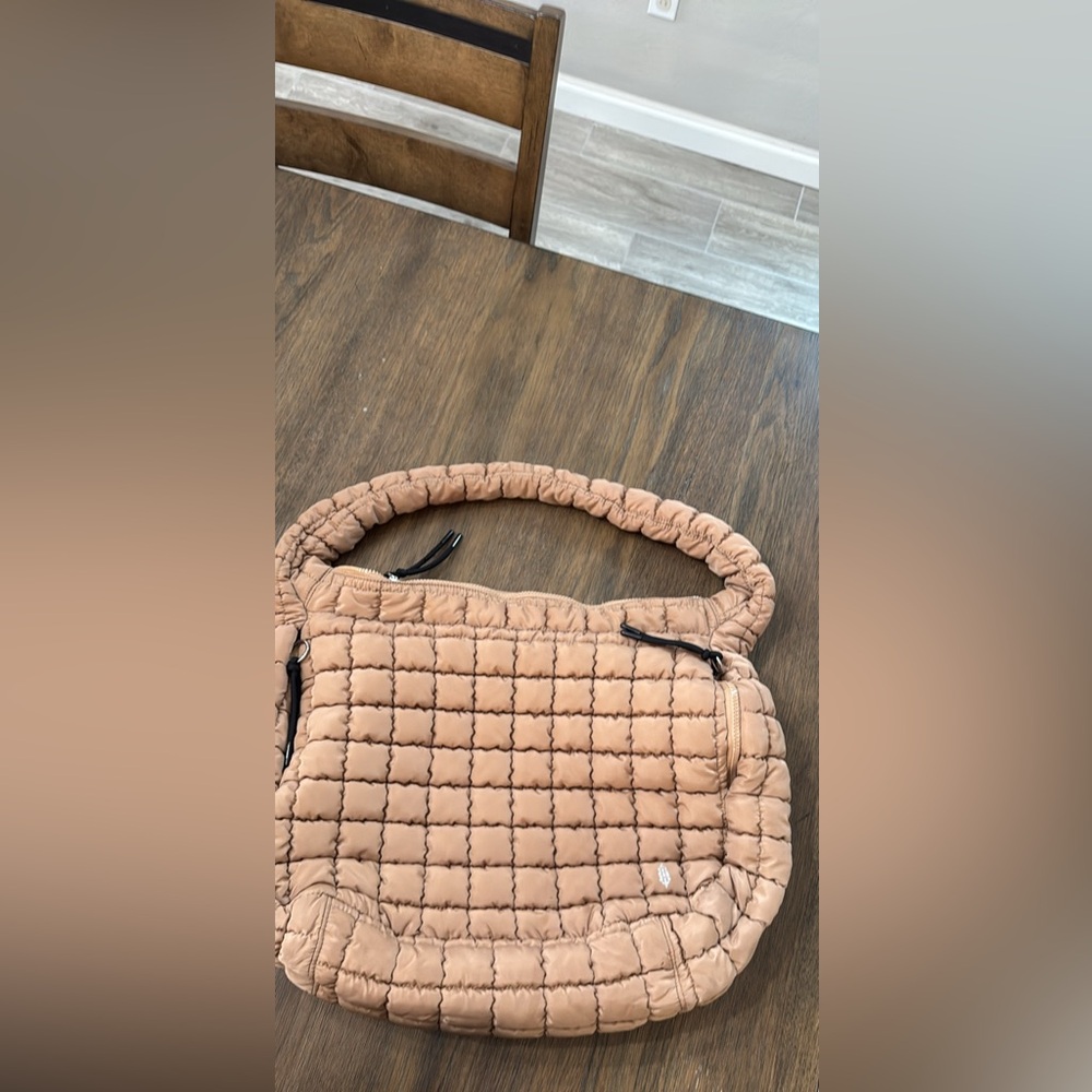 FP Movement by Free People Tan Quilted Tote Bag